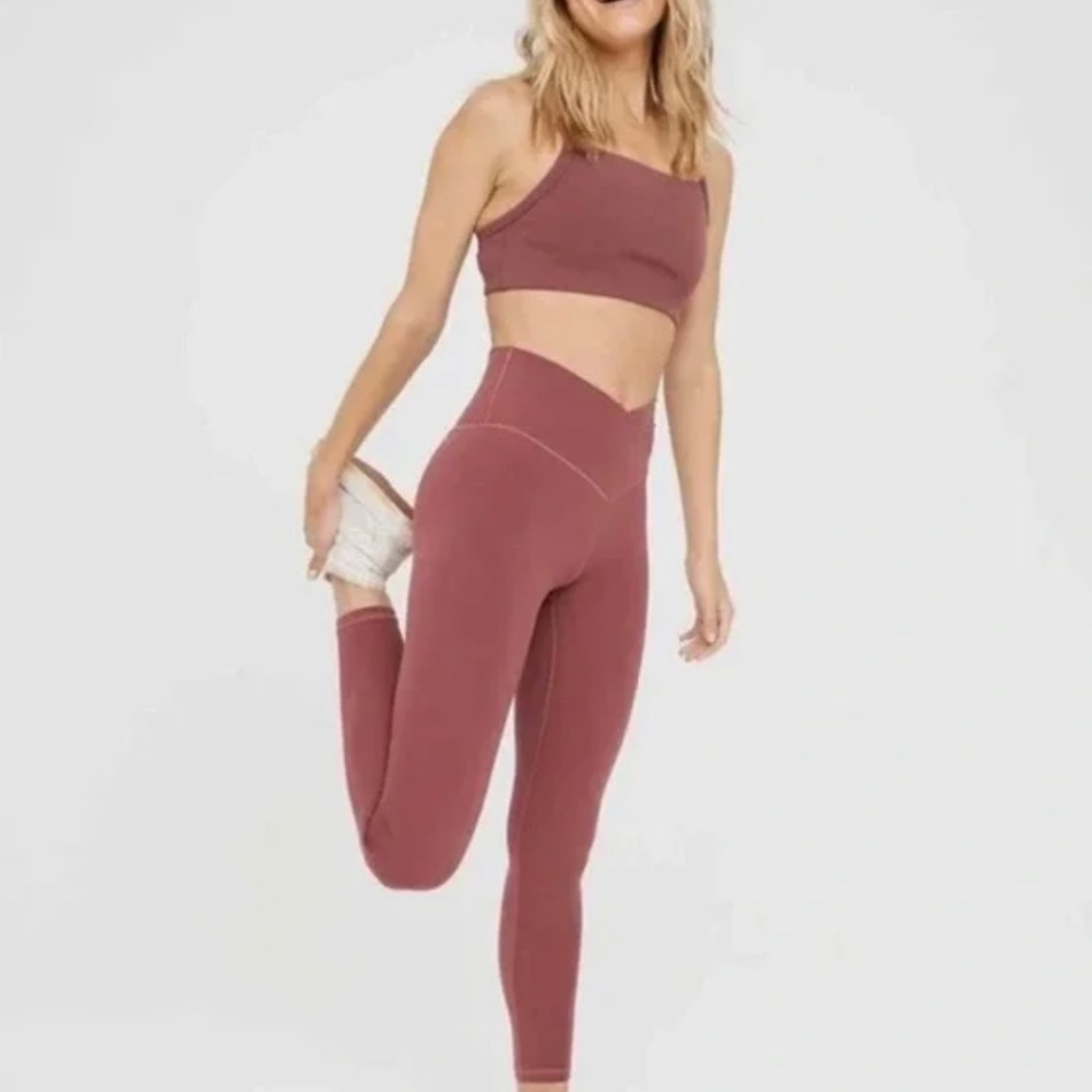 Aerie Offline 7/8 High Rise Crossover leggings